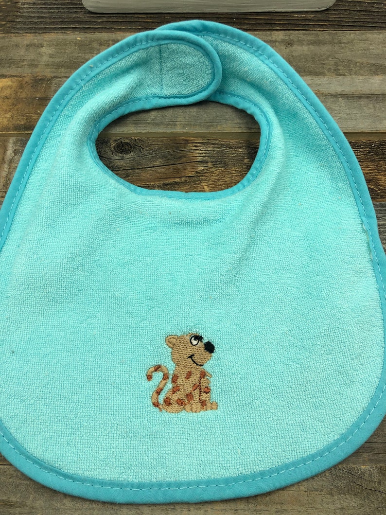 Infant Baby Set-Embroidered Baby Puppy-Burp Cloth-Bib-Gerber Onesie 6-9 months
