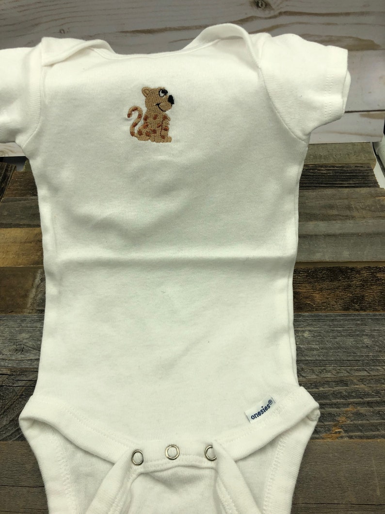 Infant Baby Set-Embroidered Baby Puppy-Burp Cloth-Bib-Gerber Onesie 6-9 months