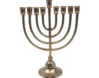 hanukkah menorah 9 branch menorah  9.5  inches