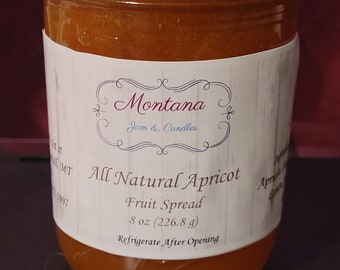 All Natural Apricot (JAM)Fruit Spread. Fruit truly is the first ingredient in our All Natural Apricot Fruit Spread