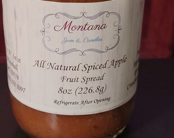 All Natural Spiced (APPLE BUTTER) Apfelaufstrich. Obst ist wirklich die erste Zutat in unserem ganz natürlichen gewürzten Apfelfruchtaufstrich.