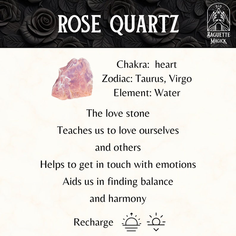 Pendule en quartz rose orné d'uncroissant de lune, acier inoxydable, radiesthésie divination reiki sorcellerie image 8
