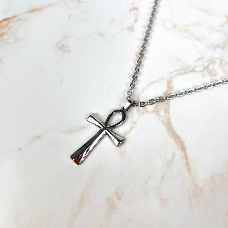 Ankh Necklace, Key of the Nil Symbol, Gothic Occult Jewelry, Ancient ...