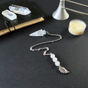 Quarz Kegel Weissagung Pendel, Flügel Charme, Pendeln, Pendeln