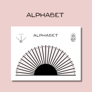 5 printable pendulum boards, FRENCH language, PDF DL for dowsing image 3