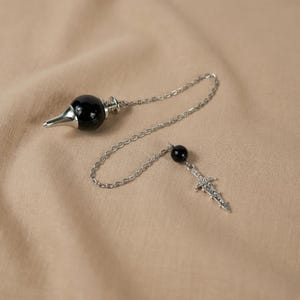 Schwarzes Achat Pendel, Pendel oder Pendel, Pendel