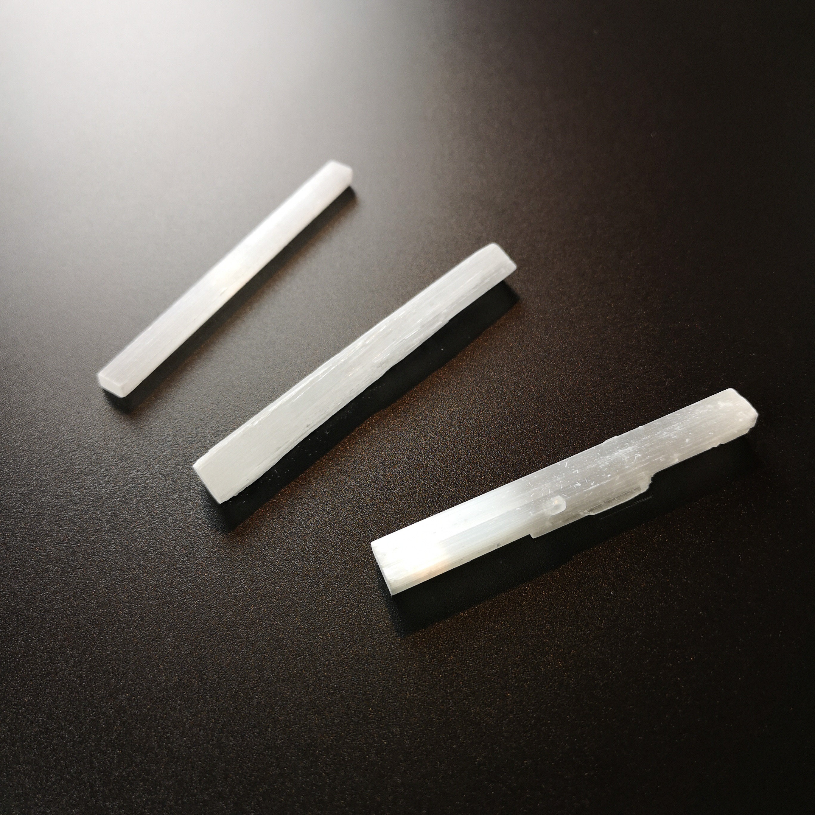 Bâtonnet de Sélénite 7 à 9 cm Lithothérapie Cristal Cadeau Spirituel