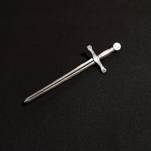 Excalibur sword brooch gothic brooch warrior accessory brooches witch jewelry occult jewelry