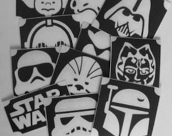 Darth Vader Stencil Etsy