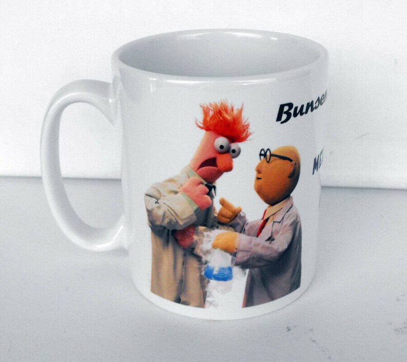 MUPPETS Bunsen Beaker very nice design CERAMIC MUG colorful Etsy