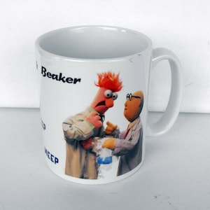 MUPPETS Bunsen Beaker very nice design CERAMIC MUG colorful must have L@@K