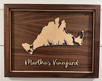 Martha's Vineyard Map - Martha's Vineyard Massachusetts - Cape and Islands