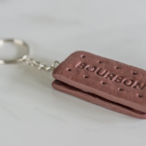 Bourbon Biscuit Keyring