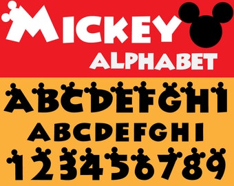 Download Free Disney Alphabet Svg Disney Font Svg Minnie Mouse Font Svg Etsy SVG Cut Files