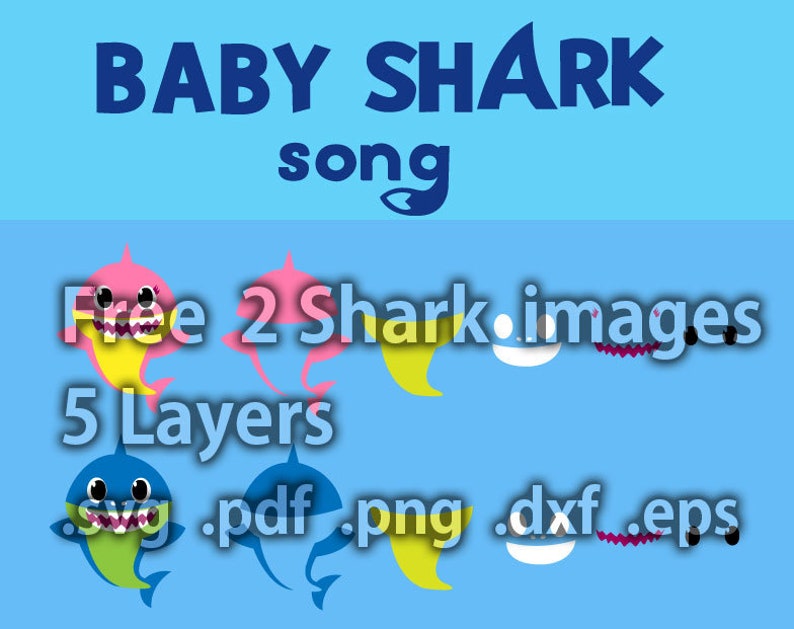 Download Baby Shark Font Baby Shark SVG Baby Shark Clipart Alphabet ...