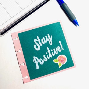 Planner insert/accent for disk bound planners DIGITAL SVG files (fits all Happy Planners and other disk bound styles)