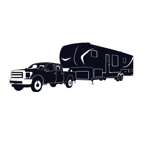 Free Free 207 Pickup Truck And Trailer Svg SVG PNG EPS DXF File