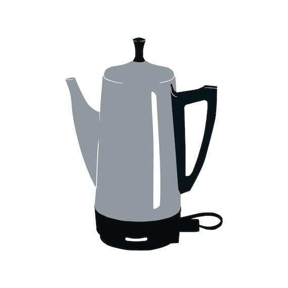 Download Coffee Pot Percolator Jpg And Svg Cut Files Etsy PSD Mockup Templates