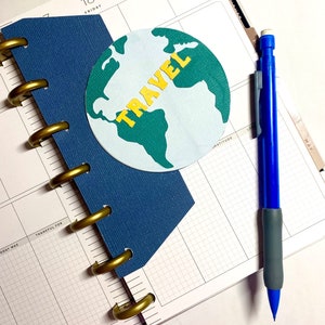 Planner insert/accent for disk bound planners DIGITAL SVG files (fits all Happy Planner and other disk bound styles)