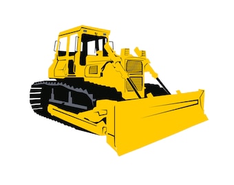 Bulldozer SVG JPG