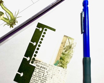 Planner insert/accent for disk bound planners DIGITAL SVG files (fits all Happy Planners and other disk bound styles)
