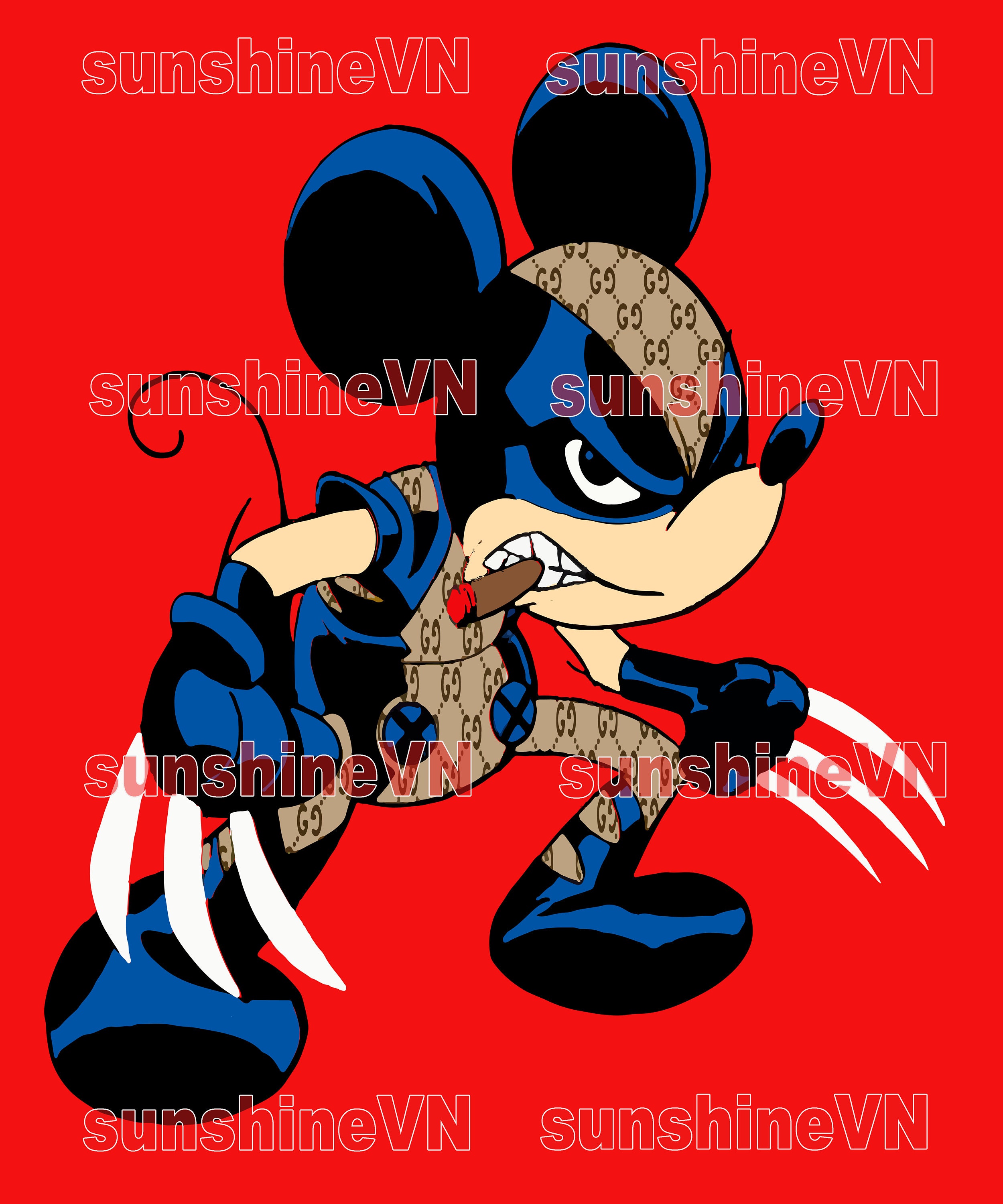 Download Mickey SVG Gucci svg PNG instant download Gucci Vector | Etsy