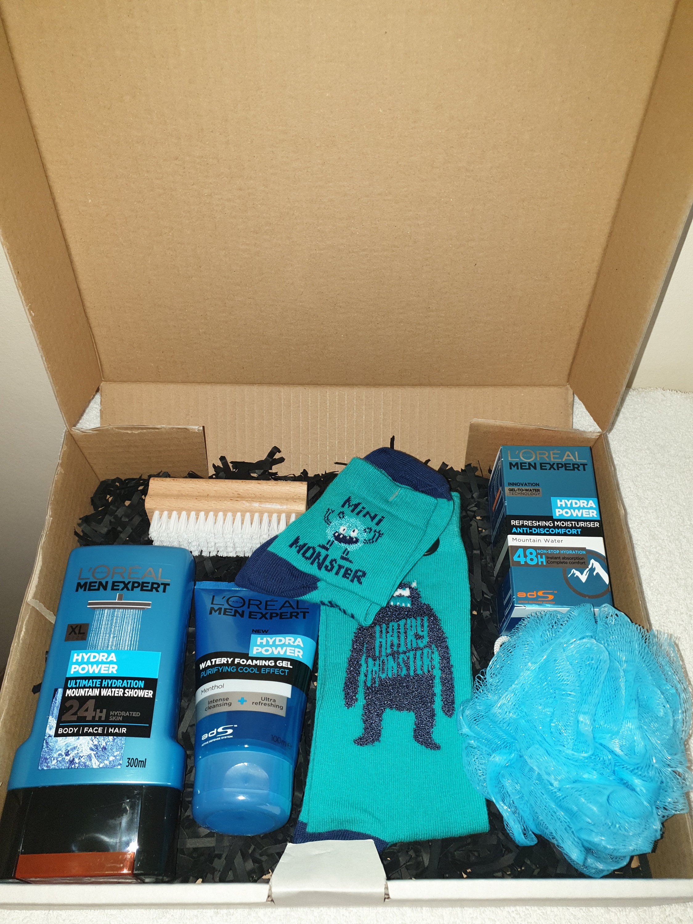 Loreal Birthday Thank You Gift Basket Hamper Him Mens Gift Etsy