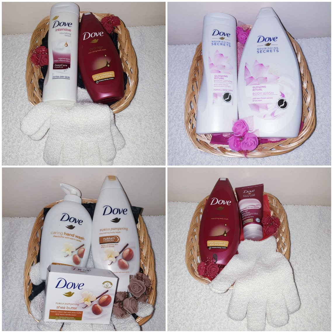 Dove Christmas Birthday Gift Basket Hamper Her Womens Gift Etsy