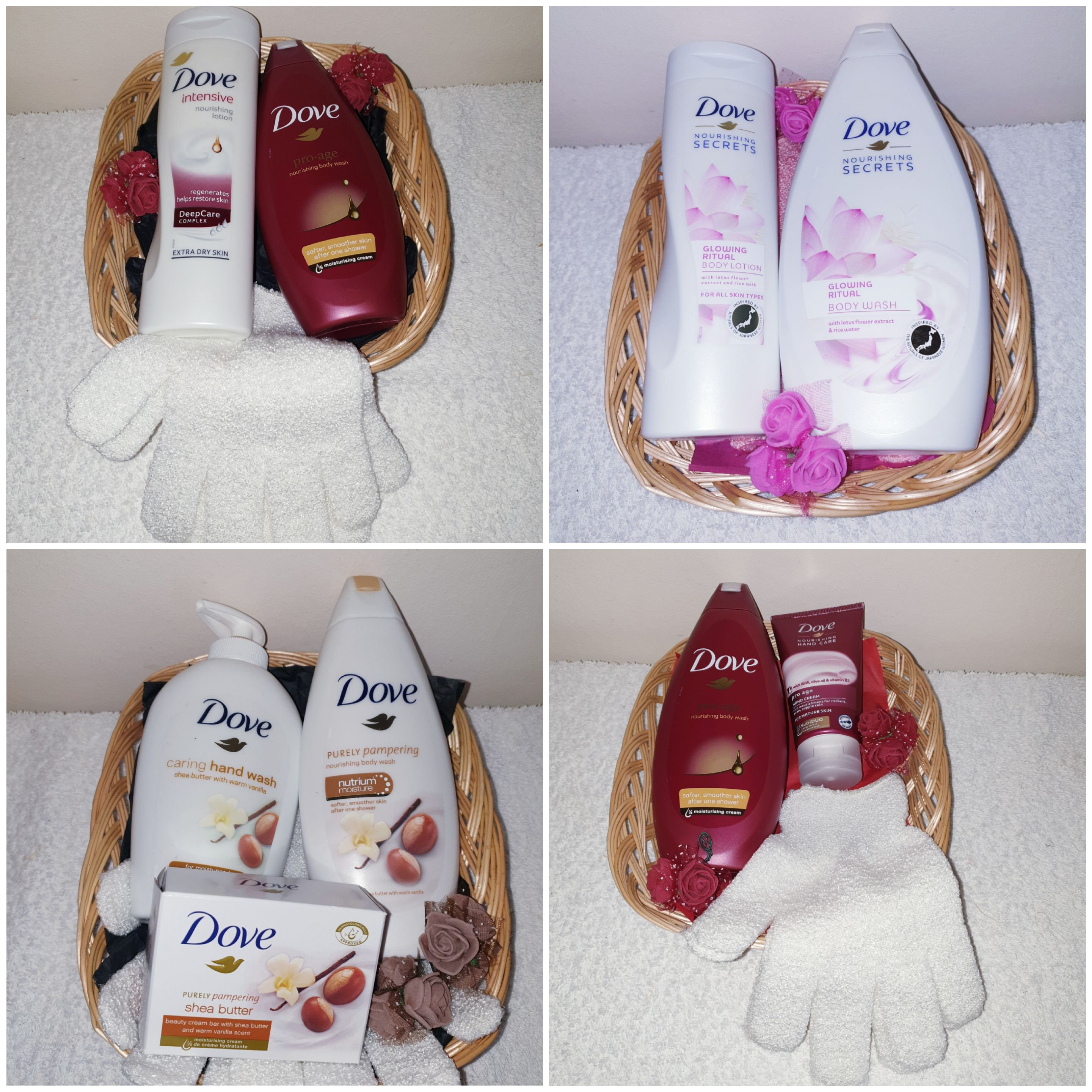 Dove Christmas Birthday Gift Basket Hamper Her Womens Gift Etsy