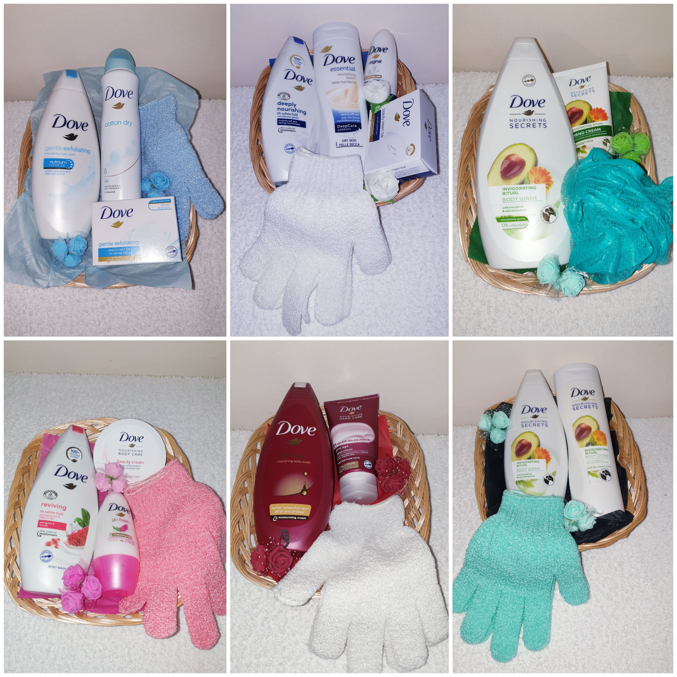 Dove Christmas Birthday Gift Basket Hamper Her Womens Gift Etsy