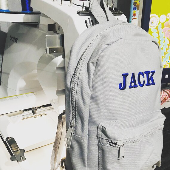 personalised mini backpack