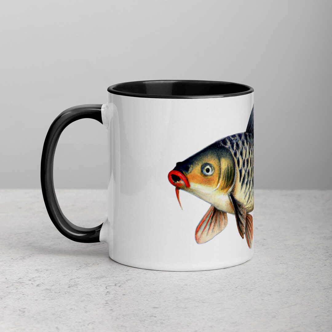 Carp Mug Carp Lover Coffee Mug Carp Fishing Art Mug Carp Fish Gift Carp
