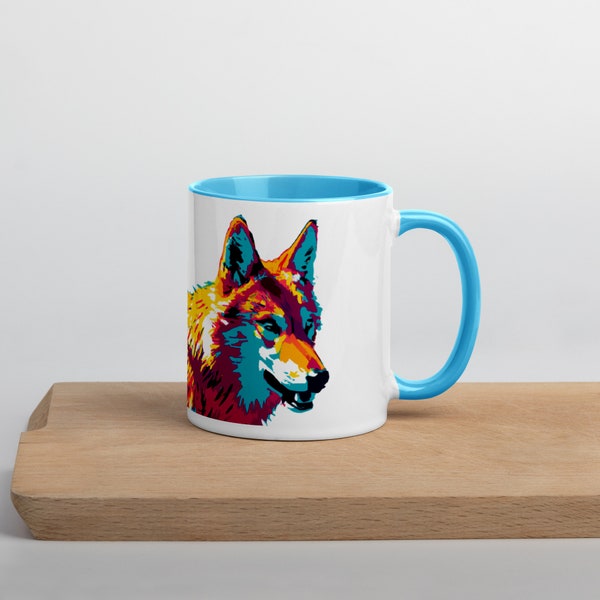 Coyote Mug Coyote Lover Coffee Mug Coyote Art Mug Coyote Gift Coyote Mug Coyote Gift Coyote