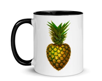 I Love Pineapple Mug Pineapple Lover Coffee Mug Pineapple Art Mug Pineapple Gift Pineapple Mug Pineapple Gift Pineapple