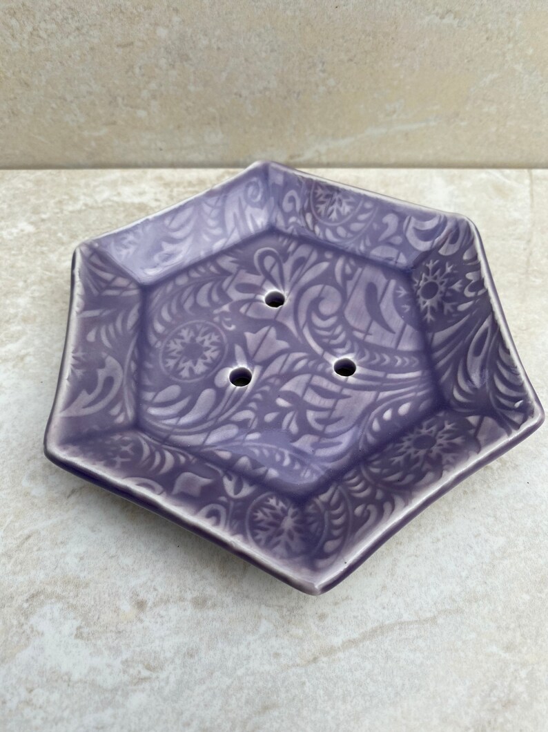 Textured Porcelain Soap Dishes 5 inch footed soap dishes with Etsy