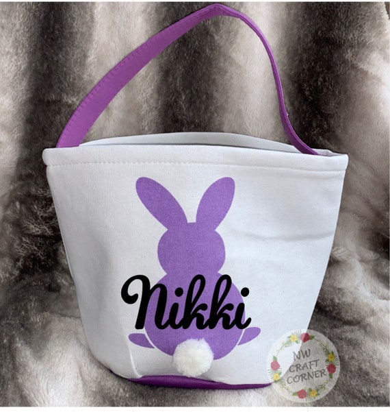 easter bunny basket personalized