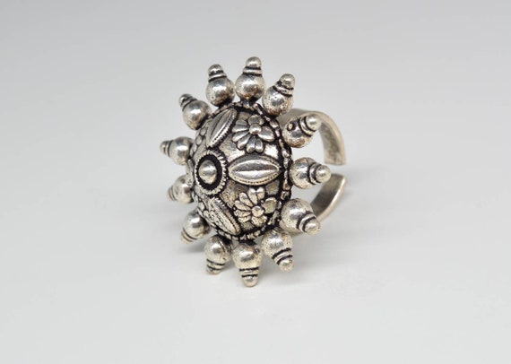Anello Radius Maxi regolabile placcato Argento