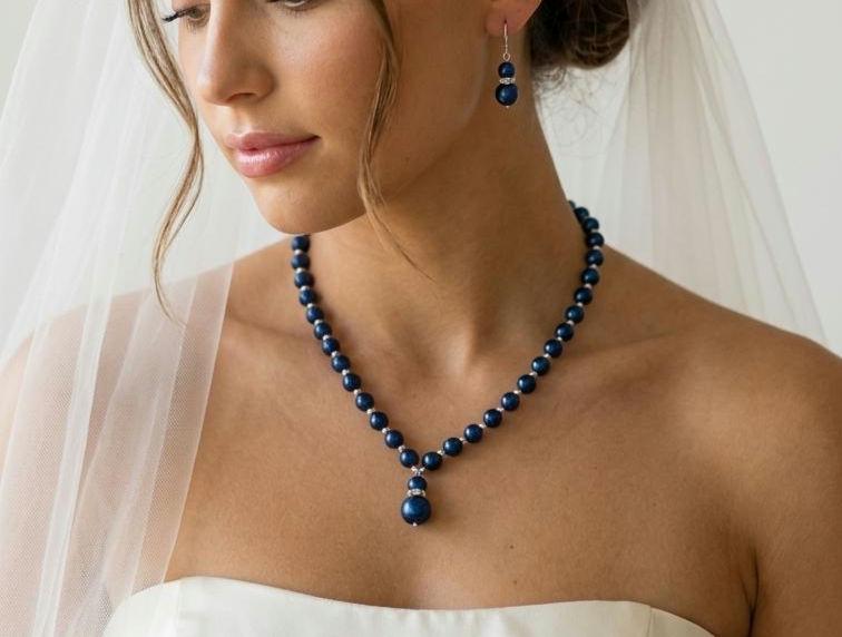 Jewelry for Navy Blue Dress