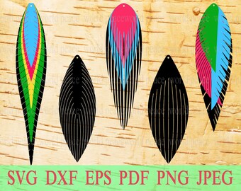 Download Fringe Earring Svg Etsy