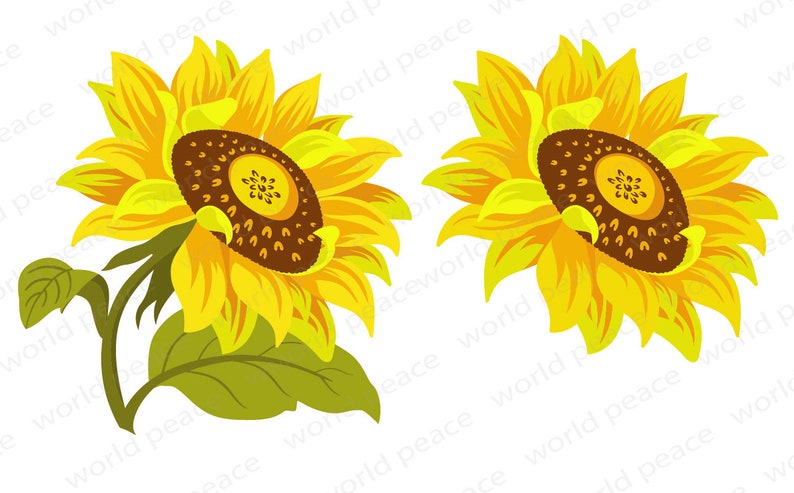 Download Art Collectibles Clip Art Art 13 Sunflower Svg Files Sunflower Clipart Floral Svg Png