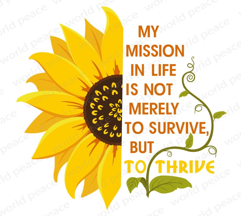 Art 12 Inspirational Quotes Sunflower Svg Files Floral Clipart Clip Art Art Collectibles Vadel Com