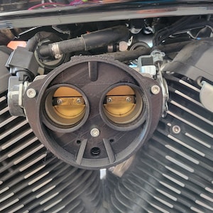 Yamaha BOLT, STRYKER or VSTAR 4in air filter adapter