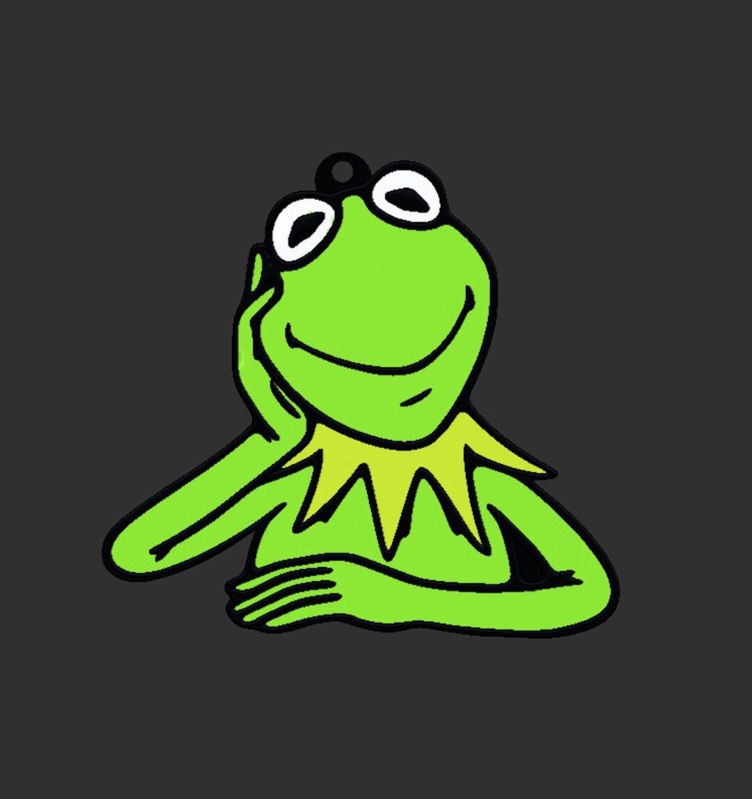 Kermit the Frog Keychain. Etsy