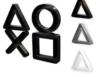 Playstation wall decor | Gaming room decor | PS5 symbol decoration | 3D printed frame PLA | Gamer gift | Wall art | Sustainable decoration