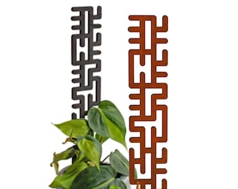 Trellis for climbing plants - Climbing aid - Monstera - Pothos - Philodendron - Dark brown and black
