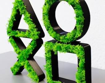 Playstation wall decor | Gaming room decor | PS5 symbol decoration | 3D printed frame PLA | Gamer gift | Wall art | Sustainable decoration