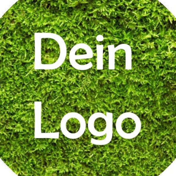 Dein Logo oder deine Grafik als Moosbild - Individuelles Bild aus Moos in unterschiedlichen Farben