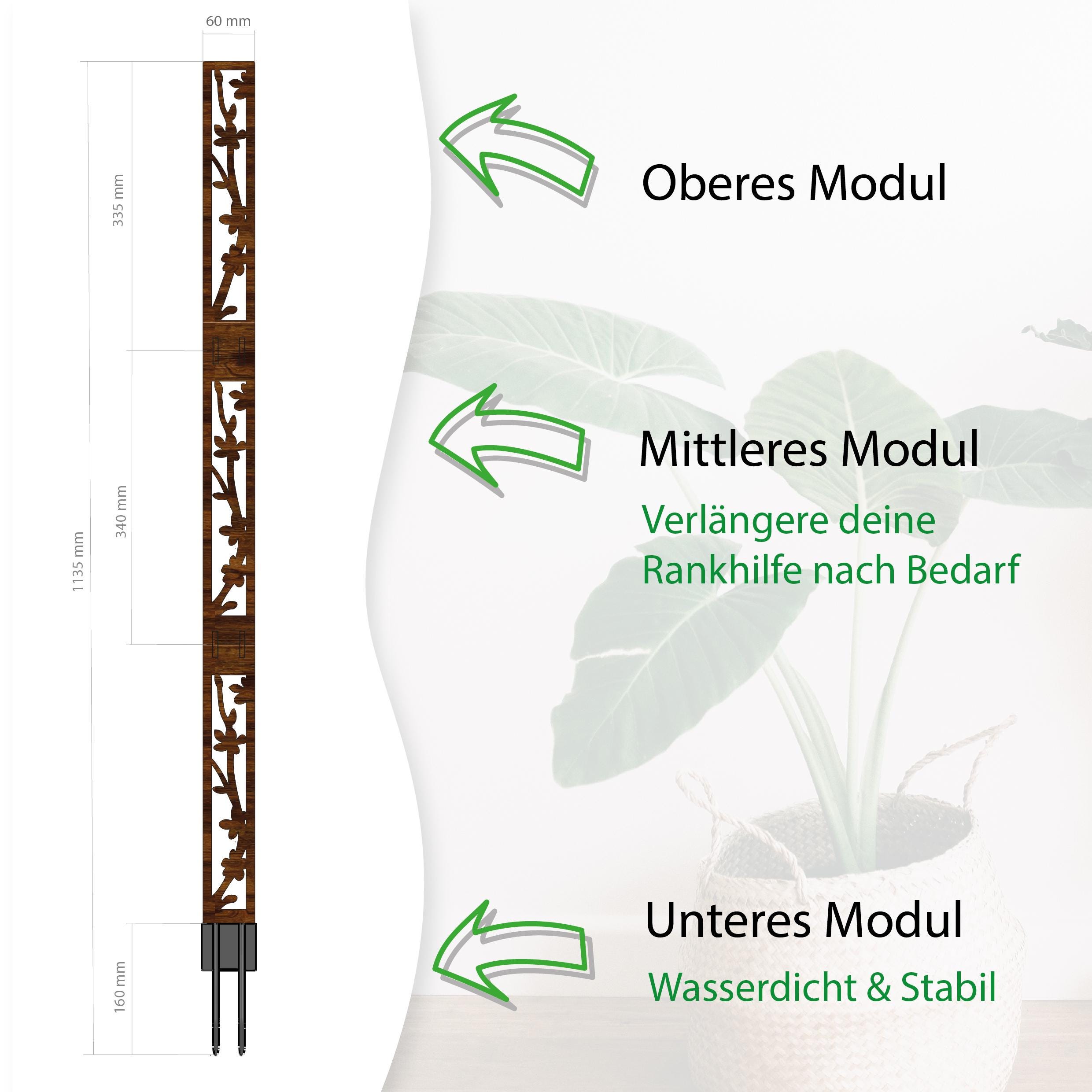 Rankhilfe fr Kletterpflanzen erweiterbar - Kletterhilfe - Monstera -  Efeutute - Philodendron - Etsy.de