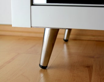 Möbelfüße für IKEA Kallax mit Adapter - einfach anzubringen - Silber - Schwarz - Gold