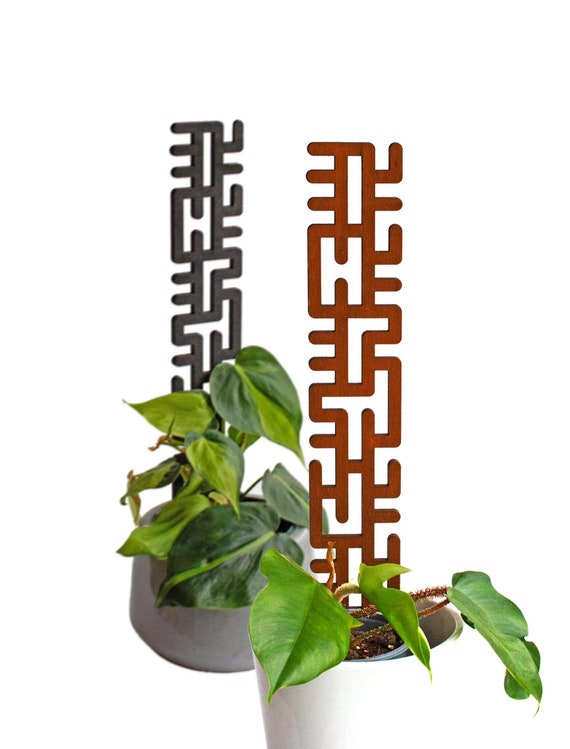 Rankhilfe fr Kletterpflanzen - Kletterhilfe - Monstera - Efeutute -  Philodendron - Dunkelbraun und schwarz - Etsy Schweiz